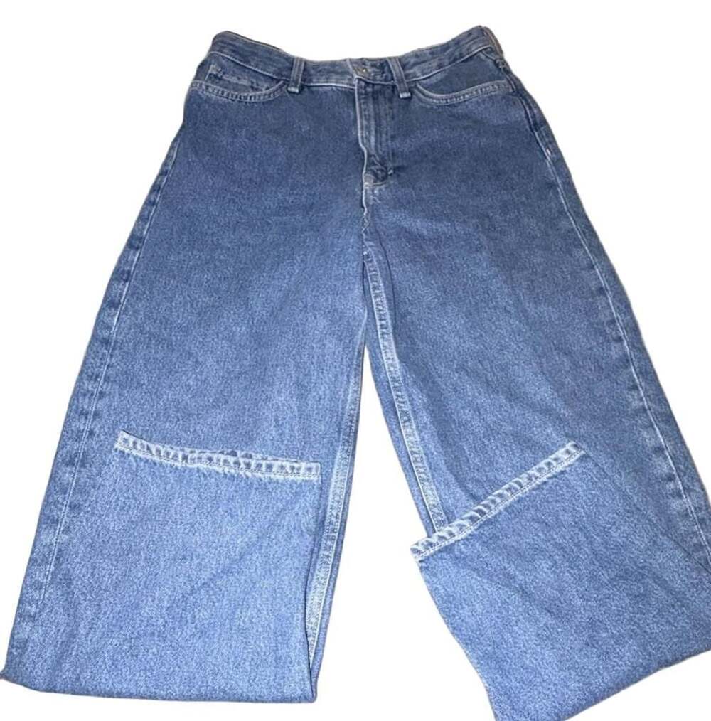 COS Tapered High Rise Ankle Length Jeans Size 25